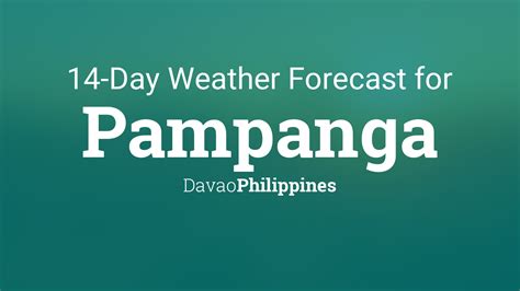 weather forecast pampanga tomorrow|Weather Forecast and Conditions for Pampanga, Philippines.